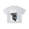 260 GSM Double Yarn 32 Count 100% Cotton Kaiju No 8 V6 Kafka Print Unisex Heavy Cotton T Shirt