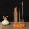 2 In 1 Incense Stick Holder Mess Free Incense Burner Holder Upside Down Incense Stand with Ash Catcher and Stick Storage Rack
