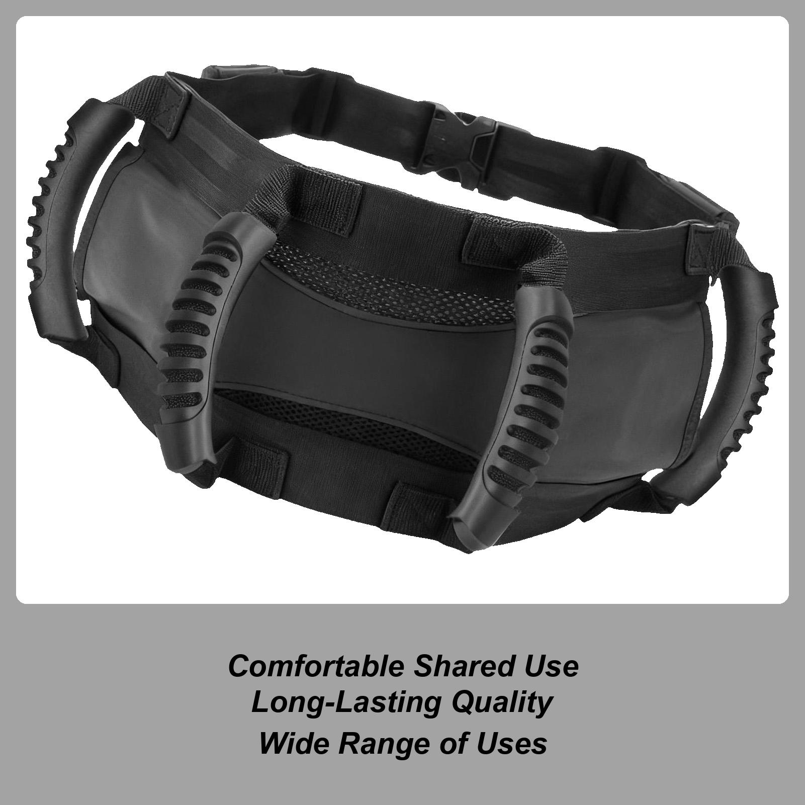 Motorcycle Passenger Handles Oxford Cloth Safety Strap Motorbike Waist Belt Back Seat Handle For Riders Kids Adults ATV China Mainland