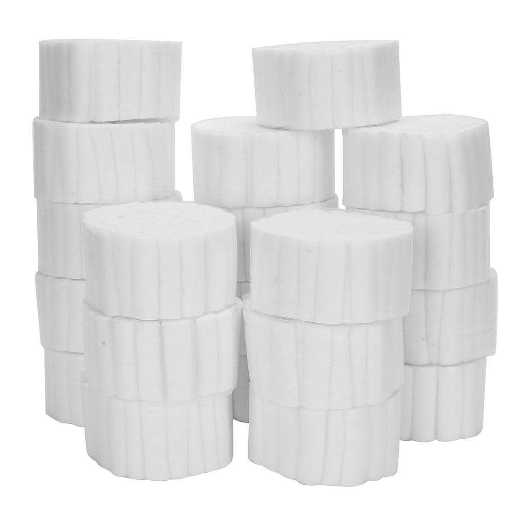 100pcs Bag Dental Rolled Cotton Balls Natural Dental Cotton Rolls High Absorbent Cotton