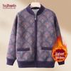 YUZHAOLIN Women's Lamb Wool Thermal Cardigan Jacket