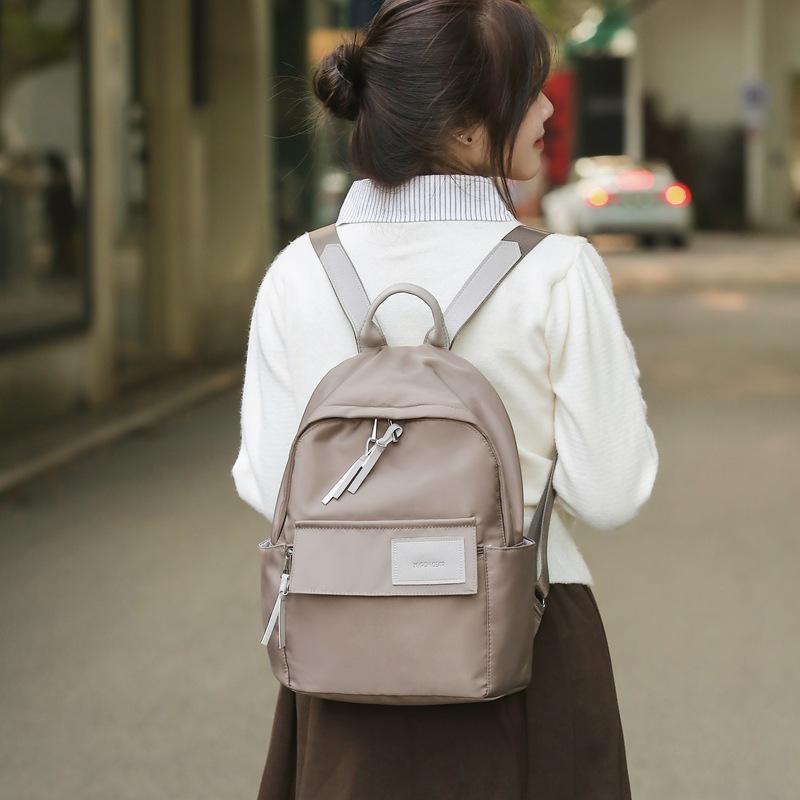 Schoolbag 2025 New Hong Kong Style Retro Backpack Simple Casual Large Capacity Student Schoolbag Versatile Travel Waterproof Backpack