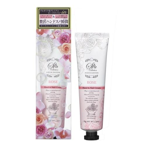 Aqua Shabon Spa Collection Hand & Nail Cream, Rose Spa Scent, 55g