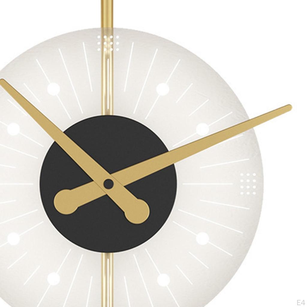 Art Clock Wall Lamp LED Light Decorative Creative Shape Sconces for Study Office