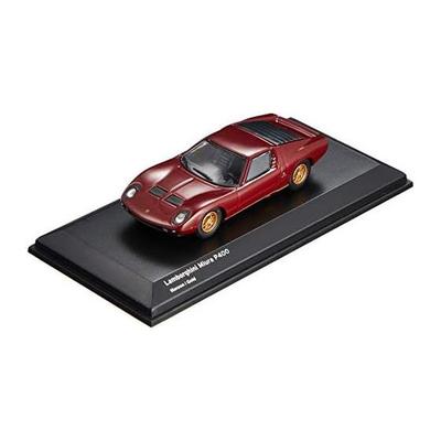 BUNKA Original 1/64 Maßstab Mini-Auto Serie Lamborghini Miura P400 Bordeauxrot/Gold Fertigprodukt