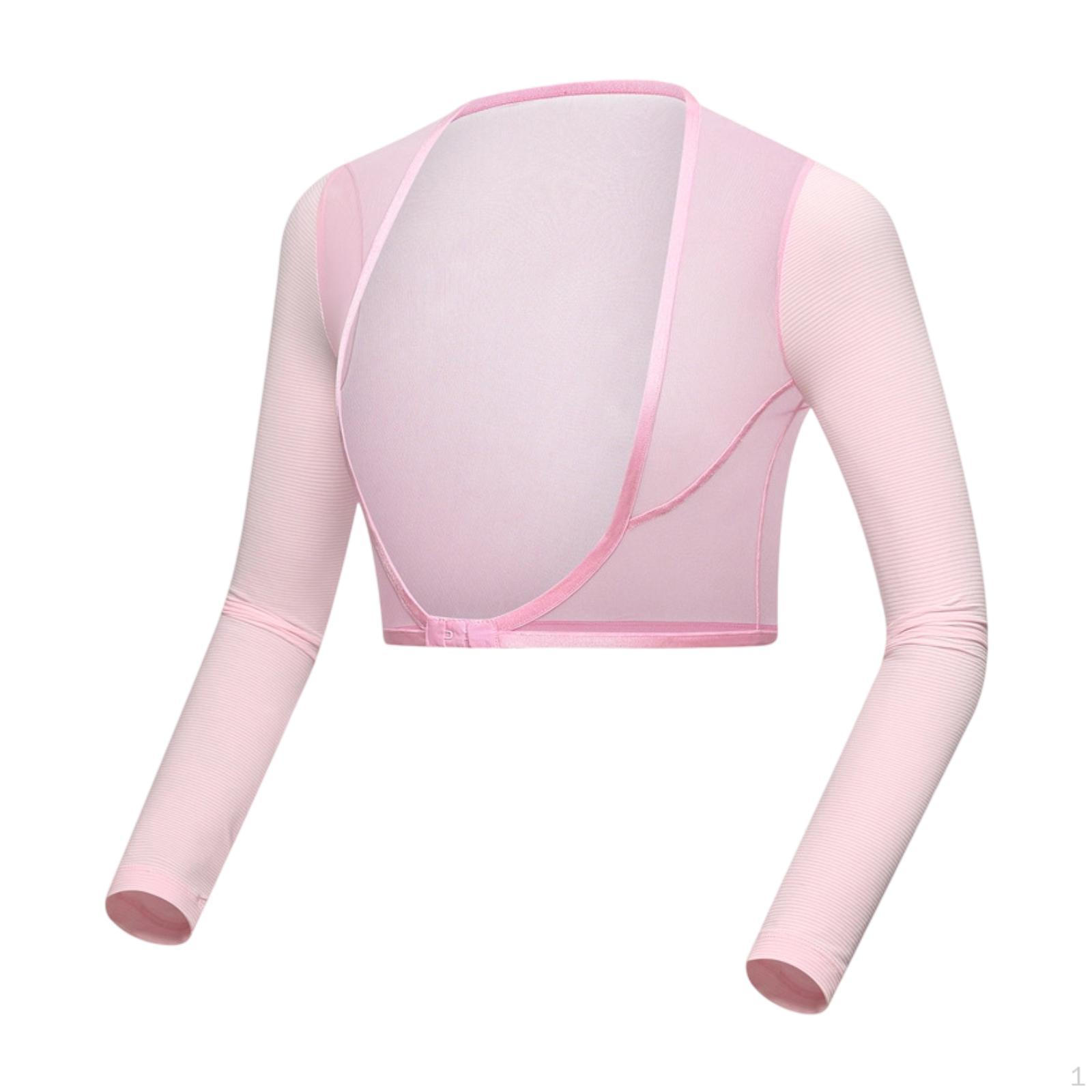 

Базовый слой одежды Шаль Длинные рукава Защита от солнца as described розовый