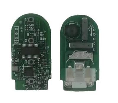 Compatible with BM CAS4F Chassis: 4-Button 433MHz Electronic Remote Control Motherboard for Smart Card Blade Card