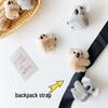 Fluffy Koala Hair Clip for Girls - Soft & Cute Douyin Style Plush Claw