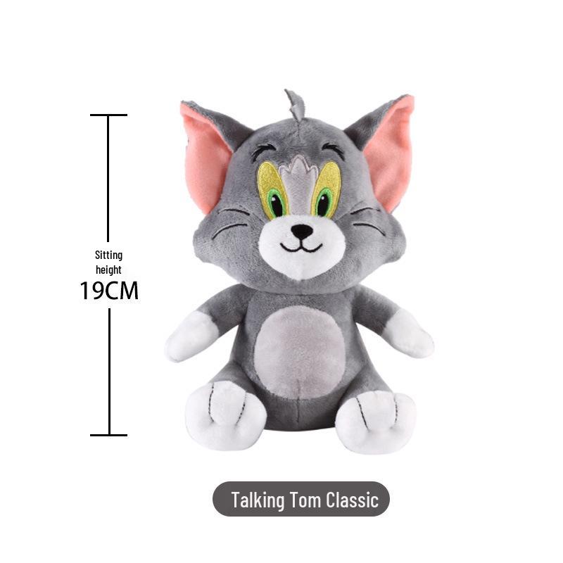 Tom & Jerry Plush Toy Set: Cat Doll & Mouse Pillow Birthday Gift