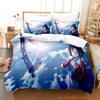 Kara No Kyoukai Bedding Set Cartoon Anime Three-piece Set Adult Kid Bedroom Duvetcover Sets 3D Kawaii Letto Matrimoniale