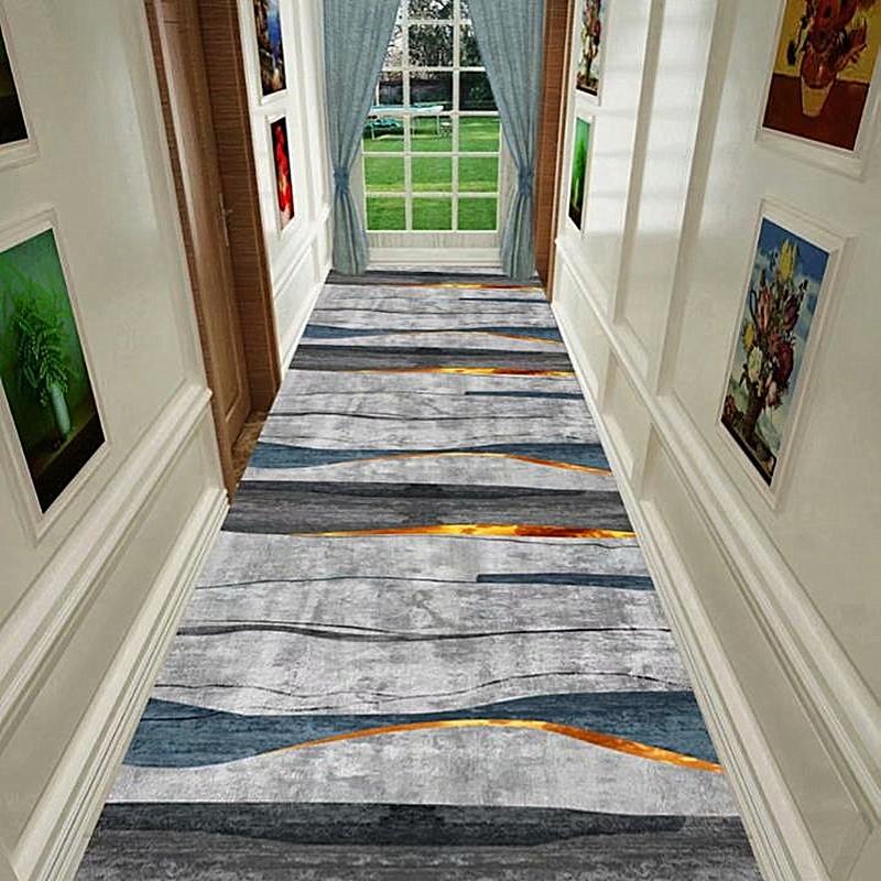 Luxurious Chinese Carpet Corridor Living Room Anti-Slip Home Carpet Thickened Anti-Collision Runner Floor Mat Lounge Rug Child