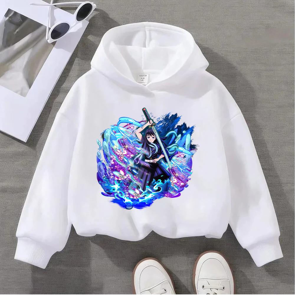 

Дитяче худі з динамічним візерунком «Клинок, що розсікає демонів», стильне та зручне для юних шанувальників 100