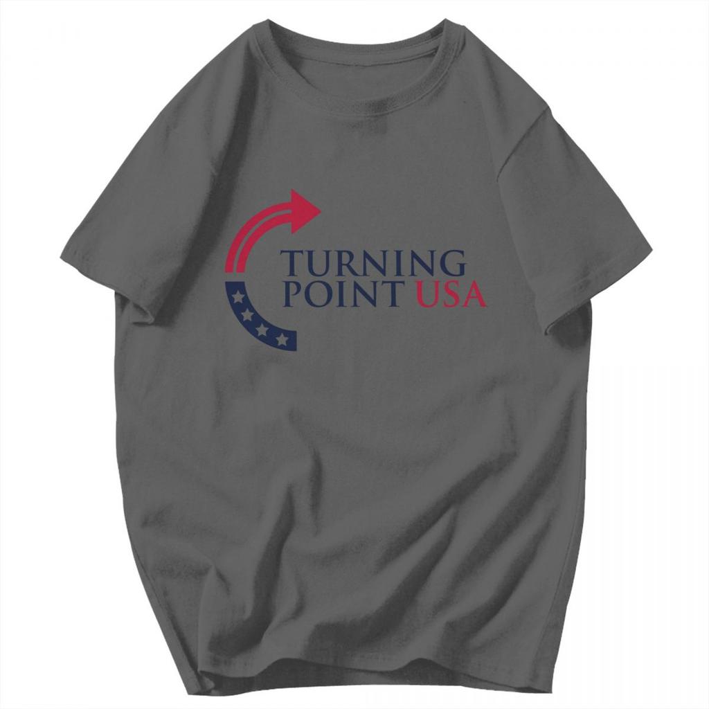 Men T Shirt Turning Point USA Fun Gifts Y2K Graphic Customized Unisex Clothing T Shirts