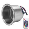 Boat Cup Drink Holder Stainless Steel Marine RGB Cup Holder Rack with Remote Control for Yacht RV Truck
