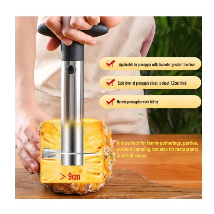 Ananas Kniv - RosyFate - Skär Ananas - Halkfritt Handtag - Snabb Skalning - Essentiell Design