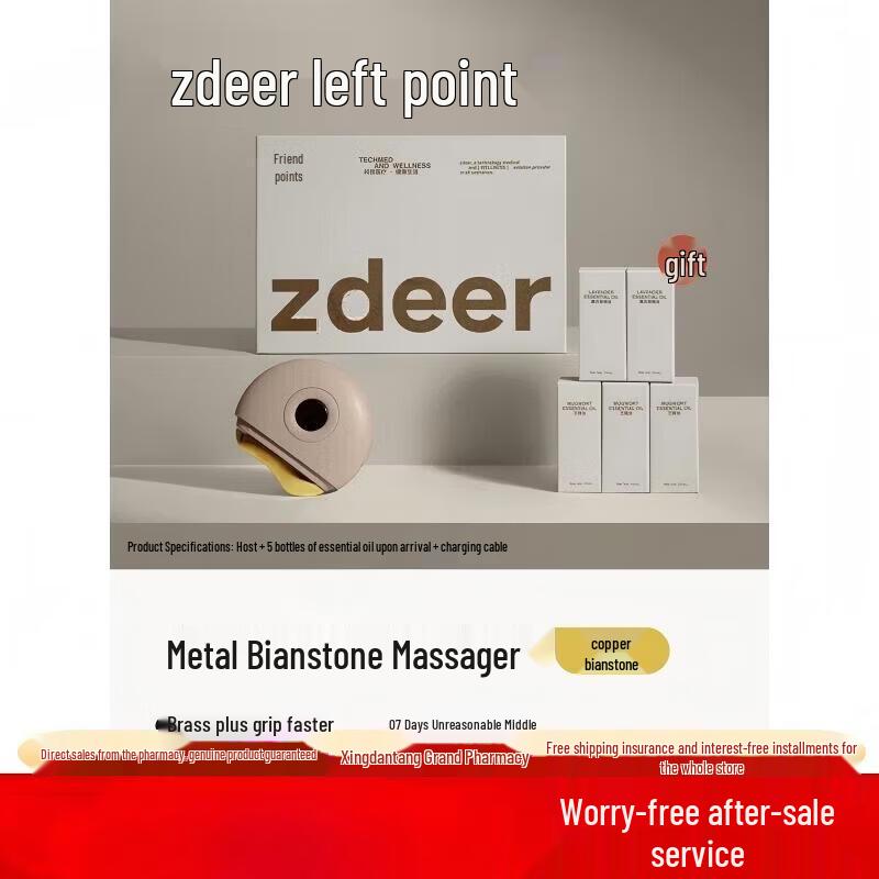 Zodian Smart Mini Electric Bian Stone Gua Sha Massager CN plug (adapter included)