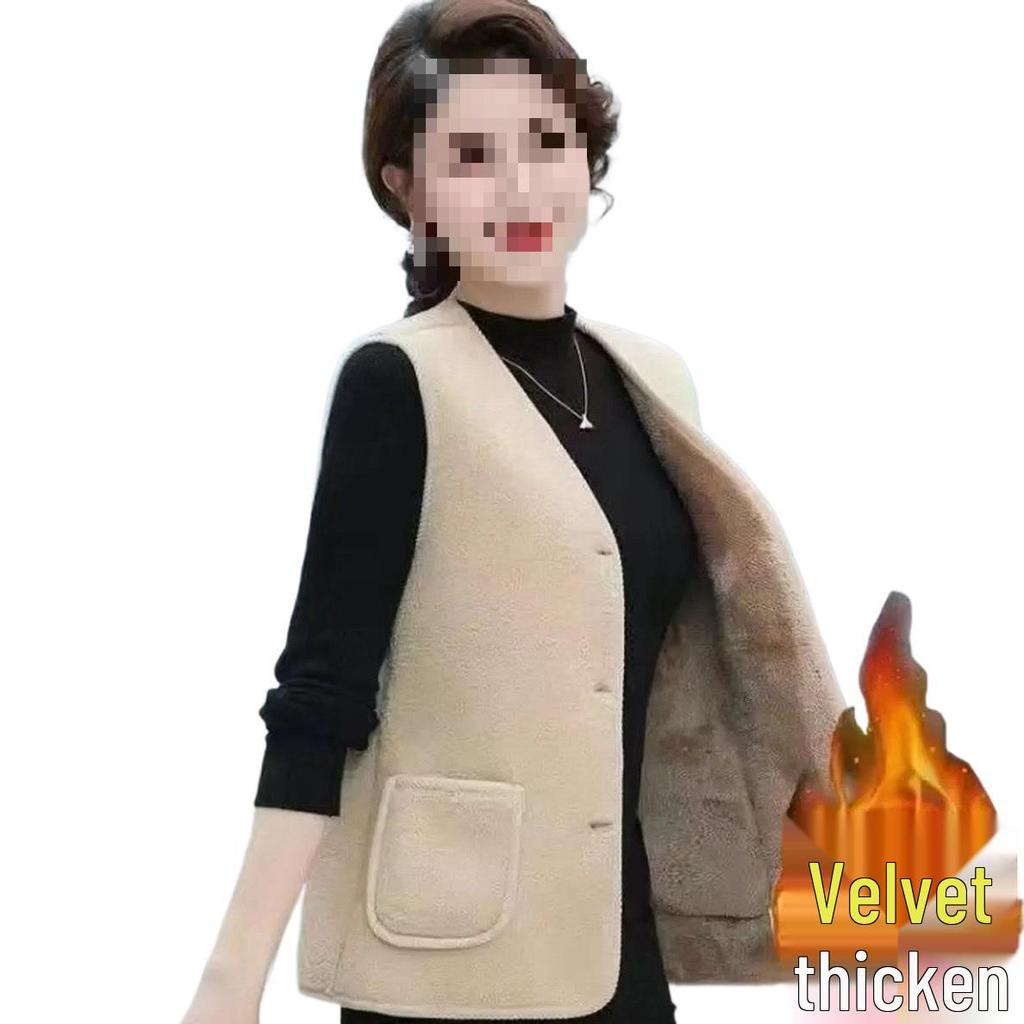 Women's Fleece Vest Shoulder Cape - Warm Velvet