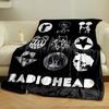 Radiohead Logo Art Blanket for all seasons blanket lunch break throw gift