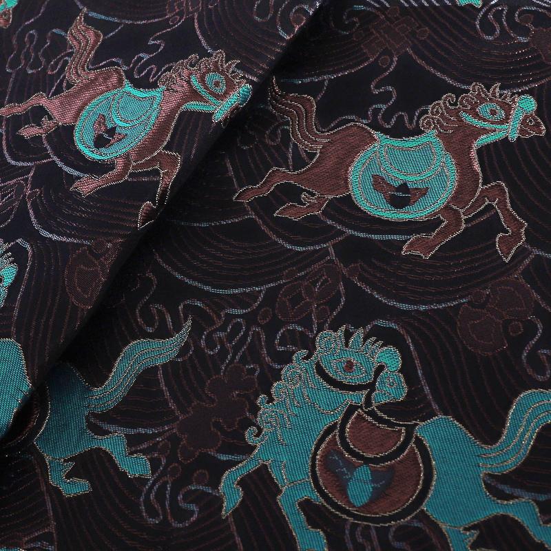 50x150cm High-end Jacquard Brocade Silk Fabric For Diy Sewing Cheongsam Hanfu Dress Kimono Garment Luxury Designer Fabric