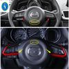 Auto Steering Wheel Button Decor Stripes Cover Trim For Mazda 6  - 2024 Matte / Red / Carbon Fiber Look Interior Accessories