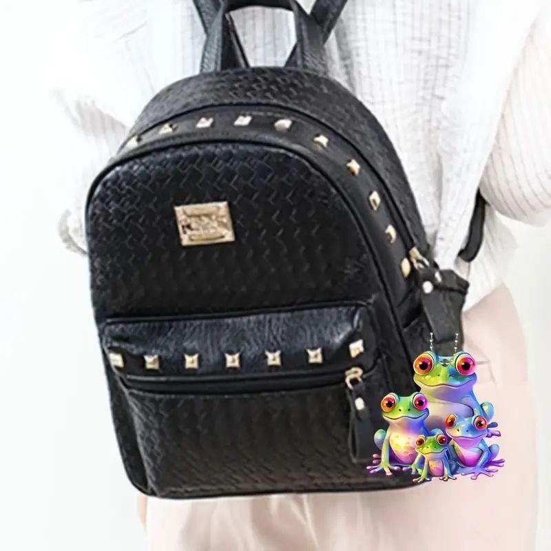 Cartoon Eyecatching Style Acrylic Frog Car Ornament For Unique Decor Interior