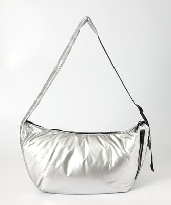 Yellowstone Curved Hobo Cross Bag - Silver