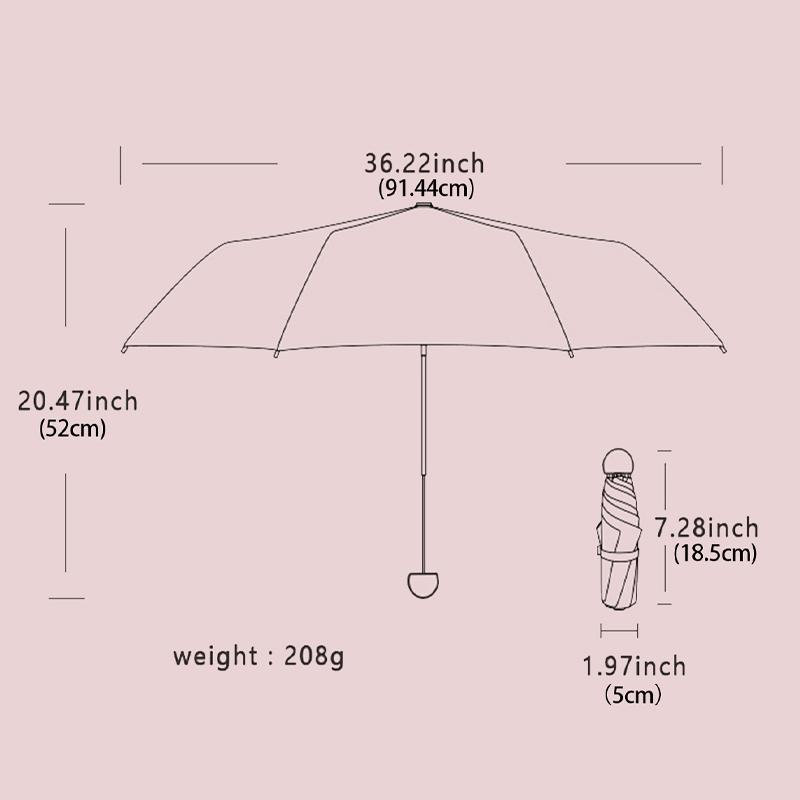 Мини-зонт Sunshine Umbrella Pocket — фото 4
