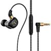 9D Surround HIFI Heavy Bass Wired Earphones Dynamic Music Headset With Mic Earbuds 3.5MM In Ear Wired Race Gaming Headphone