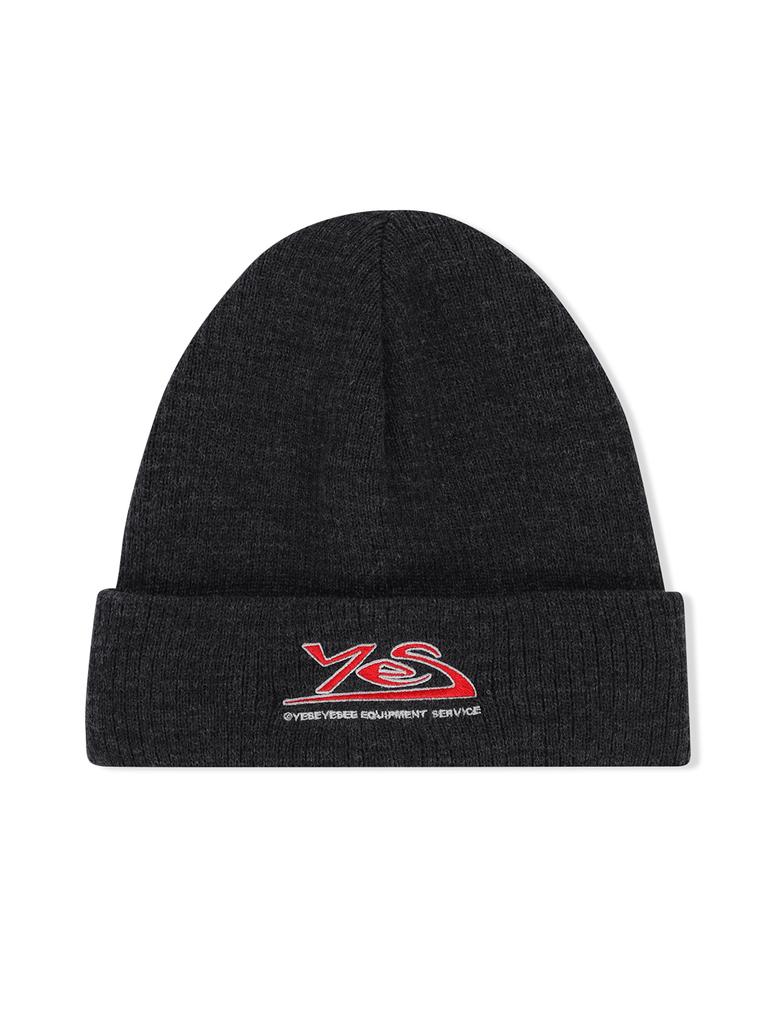 YESEYESEE Y.E.S Reversible Beanie Charcoal