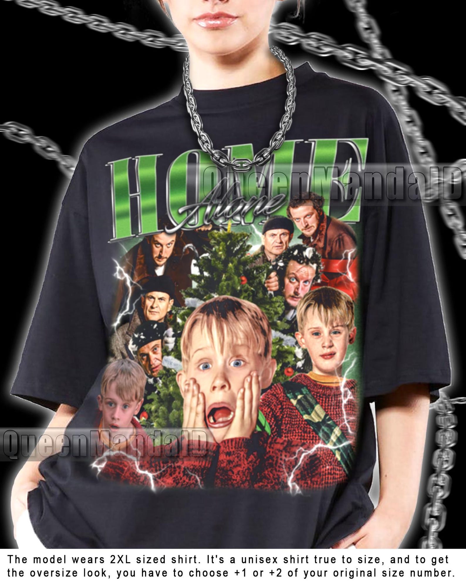 Home Alone Shirt 90s Retro Fan Tee, Unisex Music T-Shirt PK28 4XL