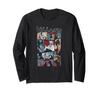 Disney Villains Epic Group Shot Distressed Large Chest Panel Long Sleeve T-Shirt