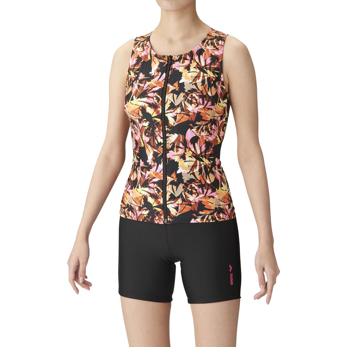 

Swimsuit Fitness Separates and Insert Orange XO [Arena] (Coverback Pads) Women s (ORG)