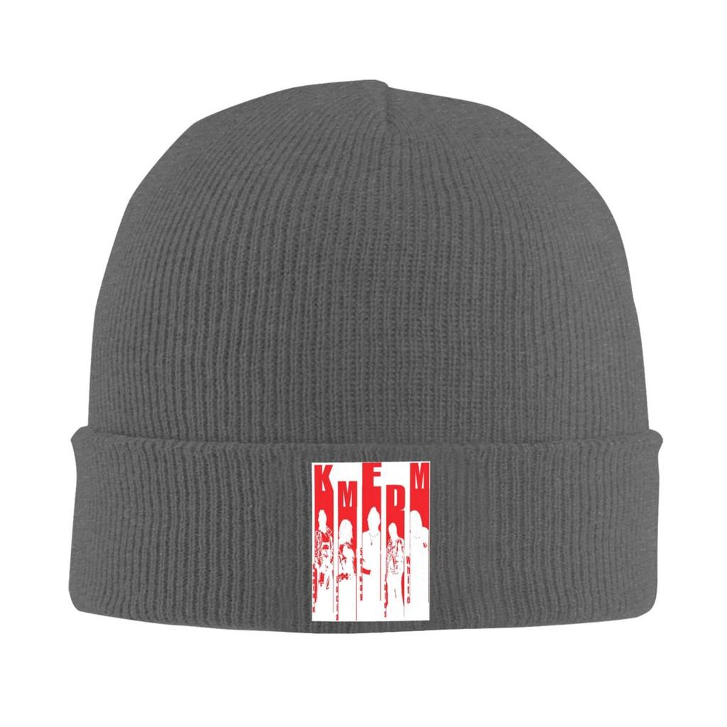 KMFDM Warm Knitted Cap Fashion Bonnet Hat Autumn Winter Outdoor Beanies Hats for Men Women Adult
