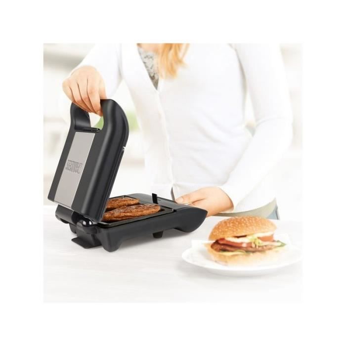 Gril Compact Électrique - PRINCESS - 700W - Plaques Fixes Et Striées - Rangement Horizontal Et Vertical