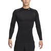 Nike Slim Fit Mock Neck Long Sleeve Fitness T-Shirt Men Tops Black FB7909-010