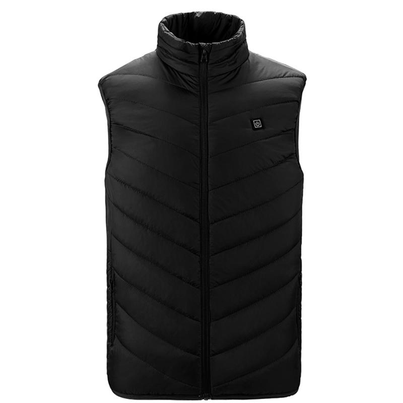 Comfortable Women Mens Electric Vest Heated Cloth Jacket Usb Powered Body Warmer
