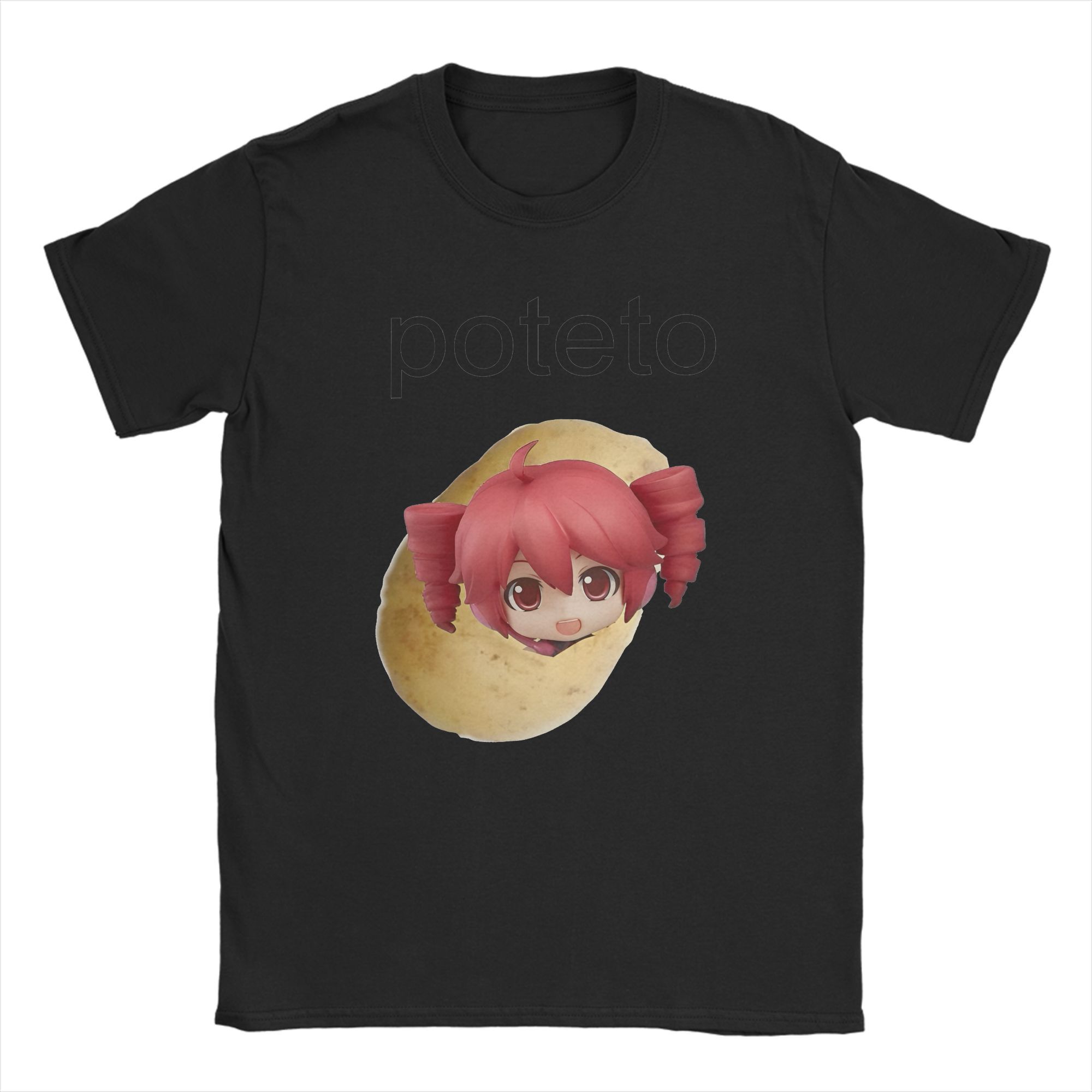 

Fashion Kasane Teto TShirt for Men Crewneck Cotton T Shirt Funny Cute Short Sleeve Tee Shirt Original Unisex Streetwear Tops 4XL