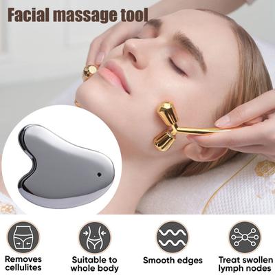 Premium Terahertz Stone Gua Sha Scraping Tools for Facial Body Massage Circulation Boost Reduce Puffiness Lymphatic Drainage Wrinkle Reduction Gua Sha