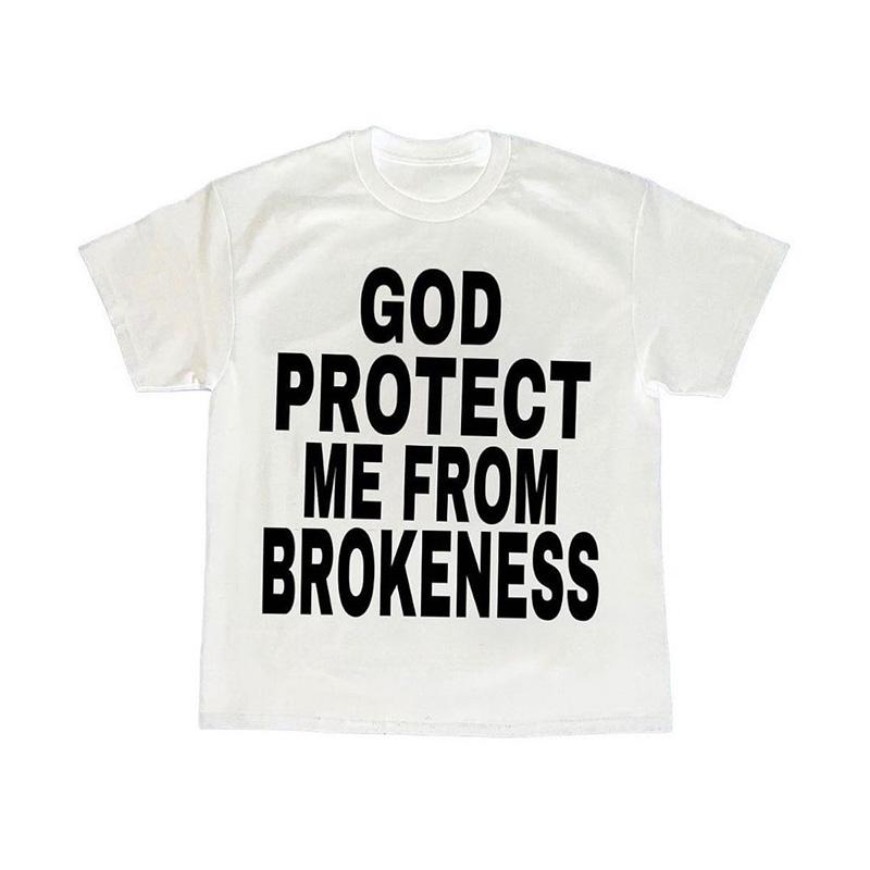 EMO Y2K Cotton Tshirt Punk Harajuku Letter Print Short Sleeve Tshirt Grunge Gothic Retro Top Hip Hop Oversized Casual Tee Men