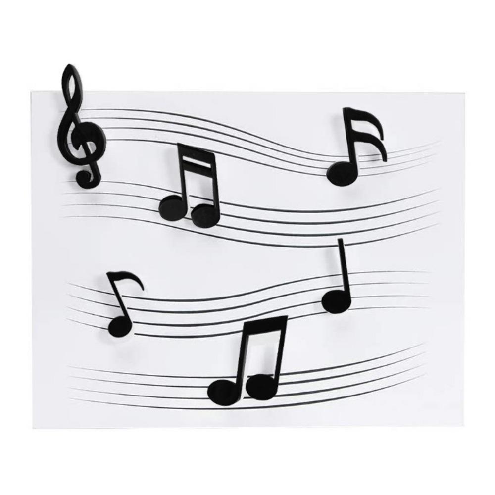 Fun Note Fridge Sticker Creative Piano Clef Note Magnet