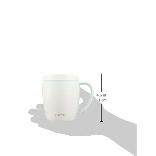 Wahei Freiz Mug, 280ml, Mint, with Lid, Insulated, Office Mug, Fortec House RH-1288