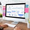 2pcs Computer Monitor Memo Board: Perfect Office Accessories for Women & Men - Home Office Decor & Desktop Message Holder