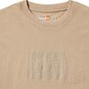 Timberland Solid Pattern Logo Crew Neck Short Sleeve T-Shirt Unisex Tops Light-Earth A6QVB-269
