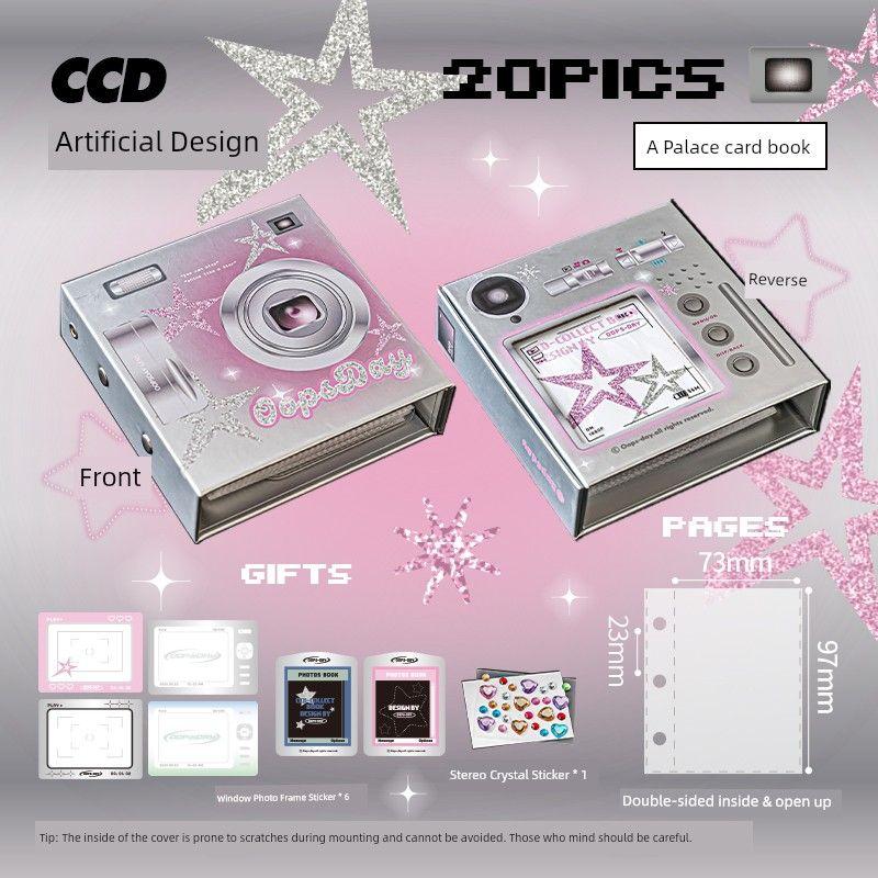 

Oopsday Красивый альбом для открыток Polaroid Pink-blingbling