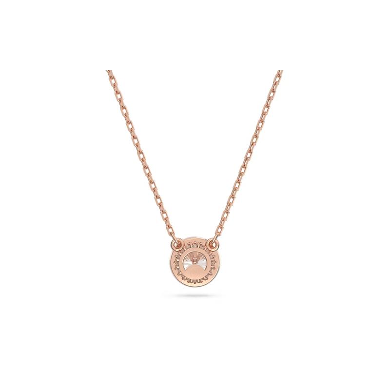 Swarovski Una Angelic Fashionable and Exquisite Synthetic Cubic Zirconia Necklace Women's White/Rose Gold 5636272