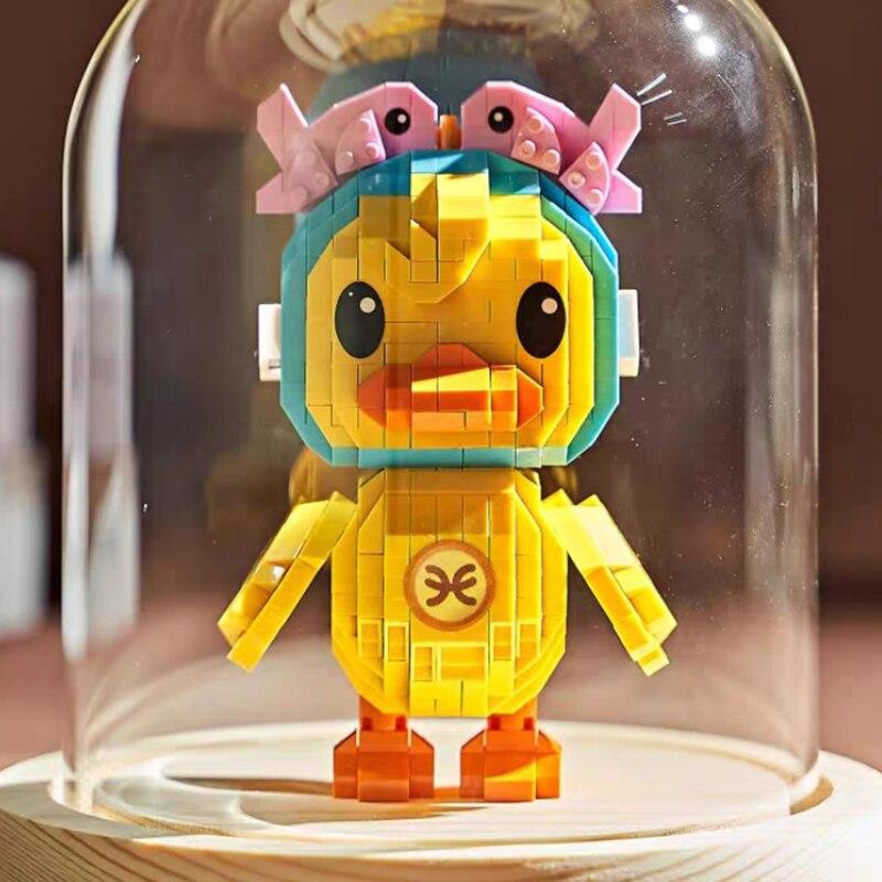 97062 Zodiac Fiskene And Dyr Constellation Kjæledyrdukke 3D-modell Mini Diamantblokker Murstein Byggeleke for barn uten boks