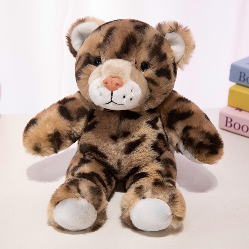 

Plush Forest Animal Figures: Tiger, Giraffe, Elephant, Leopard, Lion & Raccoon 30cm (0.25kg)