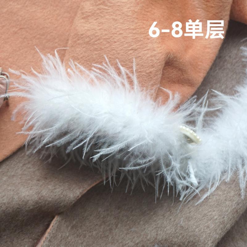 Feather Strip Ostrich Hair Grab Clip Diy Jewelry Decorative Accessories Material Latin Dance Clothing Accessories