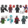Figura de Spider-Man de Bloques de Construcción Mini Ladrillos Juguete de Construcción Modelo Adorno de Escritorio para Niños Regalo
