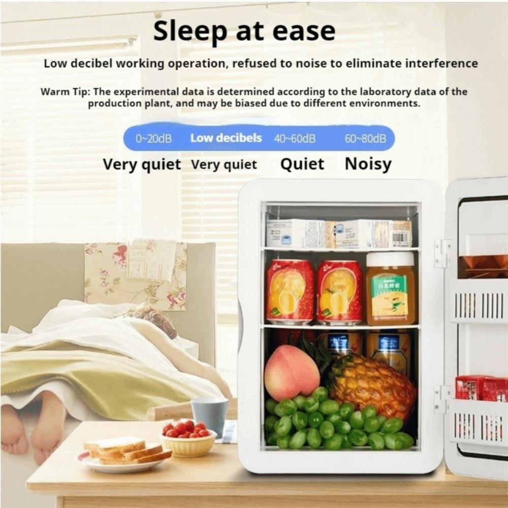 Domowa Mini Lodówka 8L Zamrażarka Samochodowa Przenośna Lodówka Samochodowa Lodówka na Kosmetyki i Jedzenie